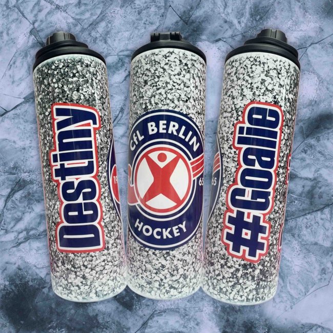 Trinkflasche/Tumbler 2 Aufsätze Cup 20oz -  Design CfL "PERSONALISIERUNG"